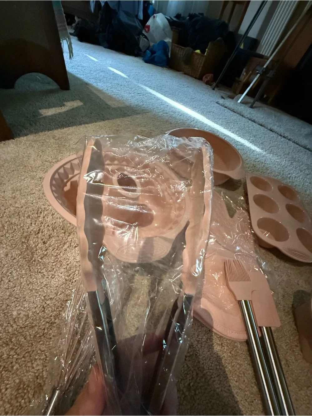 Premium Silicone Bakeware Set - Blush Pink Complete Kitchen Kit